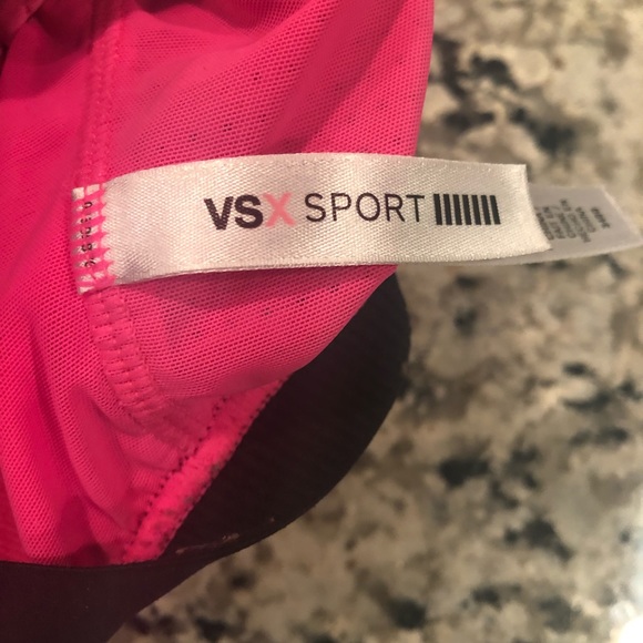 VSX Hot Pink Perforated Popover Sport Bra - Picture 5 of 7